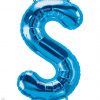 34" / 86cm Blue Letter S North Star Balloons #59265