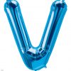 34" / 86cm Blue Letter V North Star Balloons #59271