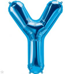 34" / 86cm Blue Letter Y North Star Balloons #59277