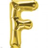 34" / 86cm Gold Letter F North Star Balloons #59291