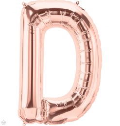 34" / 86cm Rose Gold Letter A North Star Balloons #59842