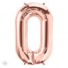 34" / 86cm Rose Gold Letter O North Star Balloons #59874
