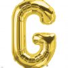 34" / 86cm Gold Letter G North Star Balloons #59924