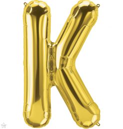34" / 86cm Gold Letter K North Star Balloons #59932