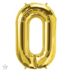 34" / 86cm Gold Letter O North Star Balloons #59940