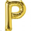 34" / 86cm Gold Letter P North Star Balloons #59942