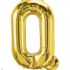 34" / 86cm Gold Letter Q North Star Balloons #59944