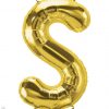 34" / 86cm Gold Letter S North Star Balloons #59948