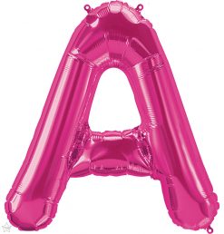 34" / 86cm Magenta Letter A North Star Balloons #59964