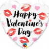 18″ / 46cm Valentine's Kissey Lips Qualatex #78547