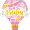 42″ / 106cm Welcome Baby Pink Balloon Qualatex #78656