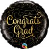 18″ / 46cm Congrats Grad Gold Doodles Qualatex #82277