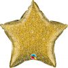 20" / 51cm Star Glittergraphic Gold Qualatex #88925