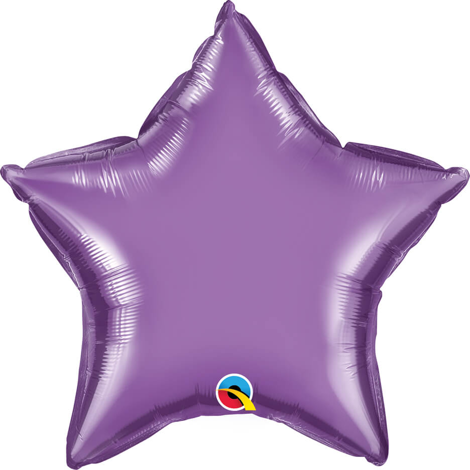 20" / 51cm Star Chrome® Purple Qualatex #90079
