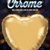 18″ / 46cm Heart Chrome® Gold Qualatex #90039