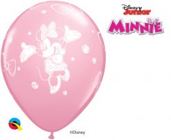 11" / 28cm Disney Minnie Asst of Wild Berry, Pink, Rose Qualatex #18685-1