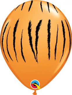 11" / 28cm Tiger Stripes Orange Qualatex #37043-1