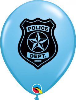 11" / 28cm Police Dept. Pale Blue Qualatex #86592-1