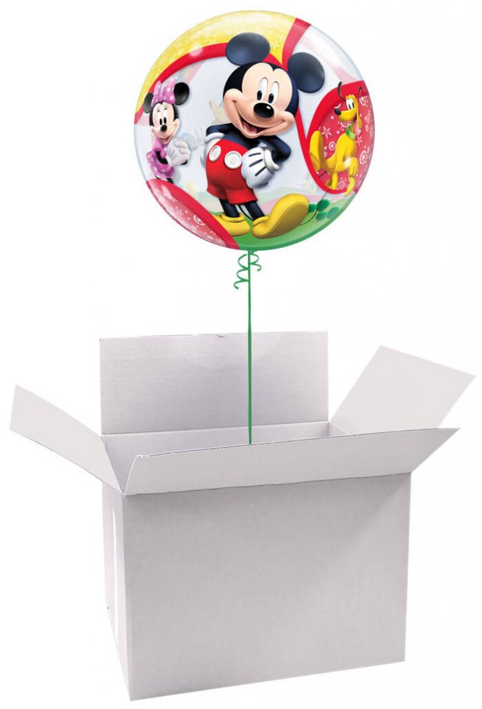 22" / 56cm Poczta Balonowa Classic Disney Mickey / Minnie z Balonem Bubble