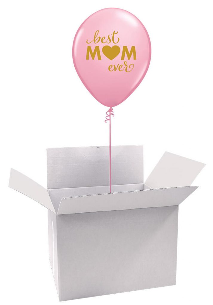 11" / 28cm Poczta Balonowa Classic Dla Najlepszej Mamy z Balonem Lateksowym #Lateksowa Classic Dla Najlepszej Mamy
