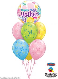 Bukiet 907 Mother's Day Butterflies Qualatex #55581 38428-6