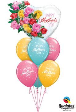 Bukiet 940 Rosy Mother’s Day Qualatex #55882 57182-6