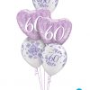 Bukiet 975 Sweet 60th Celebration Qualatex #49132-2 50218-3