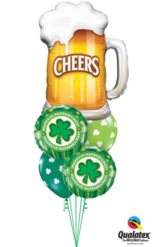 Bukiet 1002 Cheers! It's St. Patty's Day! Qualatex #23488 46056-2 40285-2