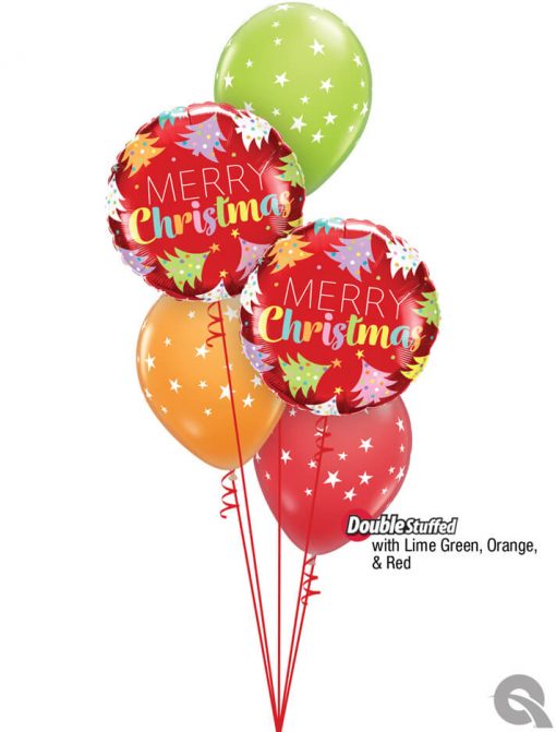 Bukiet 1088 Merry And Oh So Bright! Qualatex #15025-2 88399-3 48955 43790