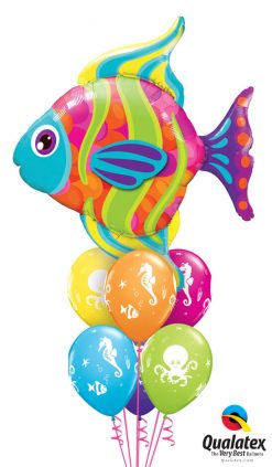 Bukiet 1140 Fun Colorful Fish Qualatex #16448 28983-6