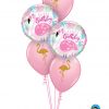 Bukiet 1153 Pink Flamingo Birthday Qualatex#57274-2 57554-3