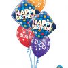 Bukiet 1154 A Very Happy & Musical Birthday Qualatex #57331-2 18461-3