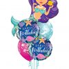 Bukiet 1272 Magical Mermaid Birthday Qualatex #57815 87998-2 58381-2
