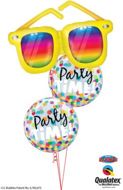Bukiet 1261 Multicolored Party Time Qualatex #82650 23636-2
