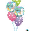 Bukiet 1249 Llamas & Big Polka Dots Birthday Qualatex #85905-2 86421-3