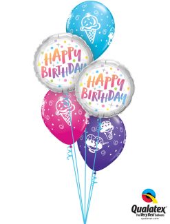 Bukiet 1283 Sweet & Colorful Birthday Treats Qualatex #87992-2 44797-3