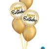 Bukiet 1280 Glamorous Golden Birthday Qualatex #88024-2 58271-3