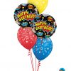Bukiet 1305 Happy Birthday Zingers Qualatex #88148-2