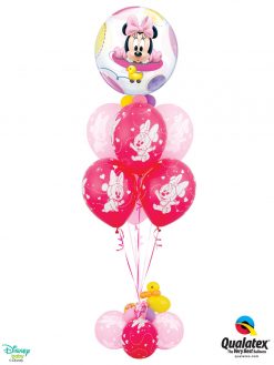 Bukiet 1381 Disney Baby Minnie Mouse Bouquet Qualatex #16430 42843-10