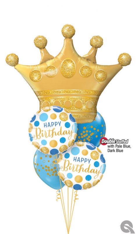 Bukiet 1576 Your Day, You Reign! Qualatex #49343 18871-2 56844-2 43742 43762