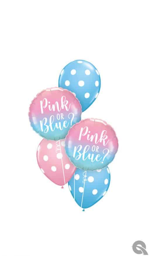 Bukiet 1708 Hues of blue or shades of pink? Qualatex #23930-2 54140-2 54138